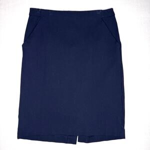 Navy Blue Stretchy AnewDay Pencil Skirt
